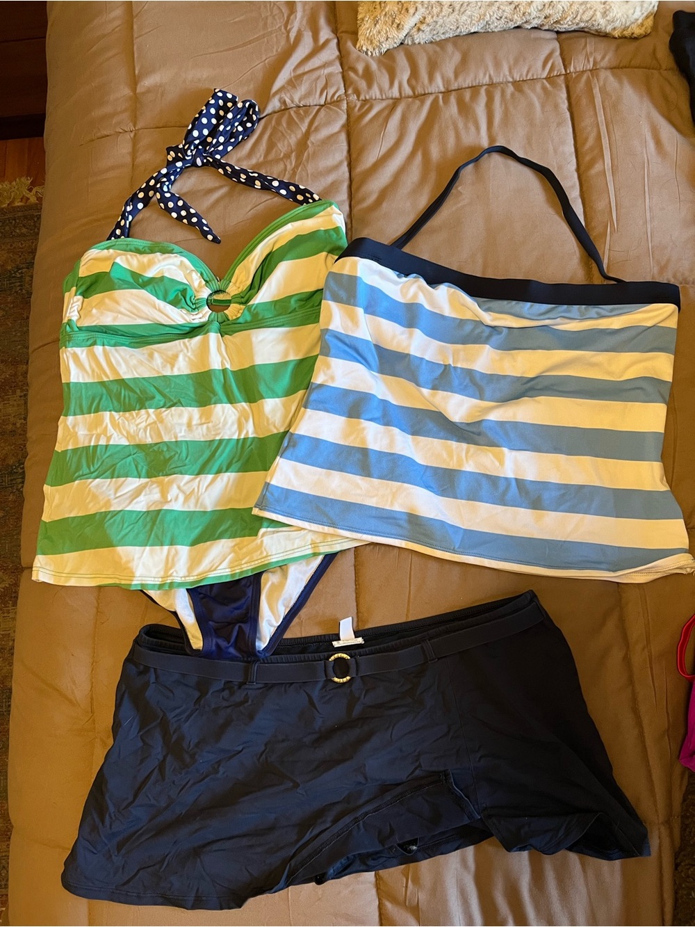 Tommy Hilfiger and Nautica Striped Swimwear Separates